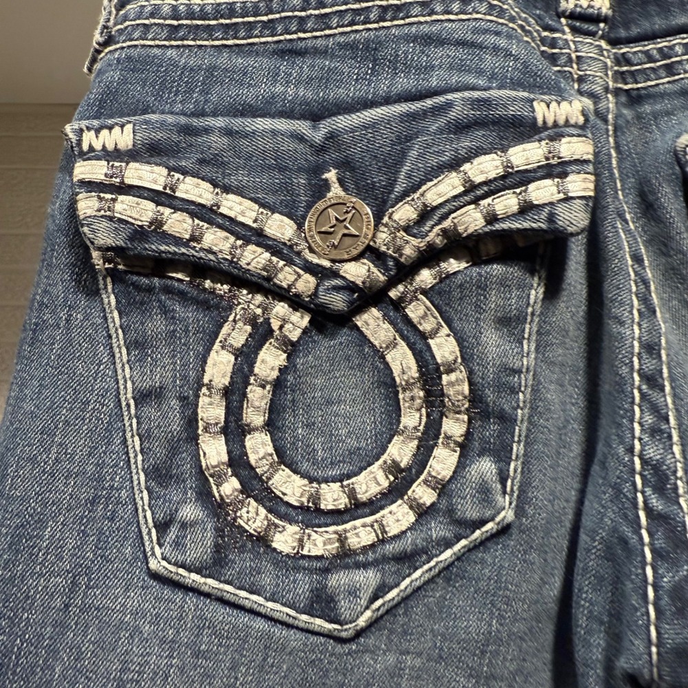 Big Star Jeans Women's‎ Size 27R Bootcut Embellished Pockets Denim Pants - Picture 5 of 8